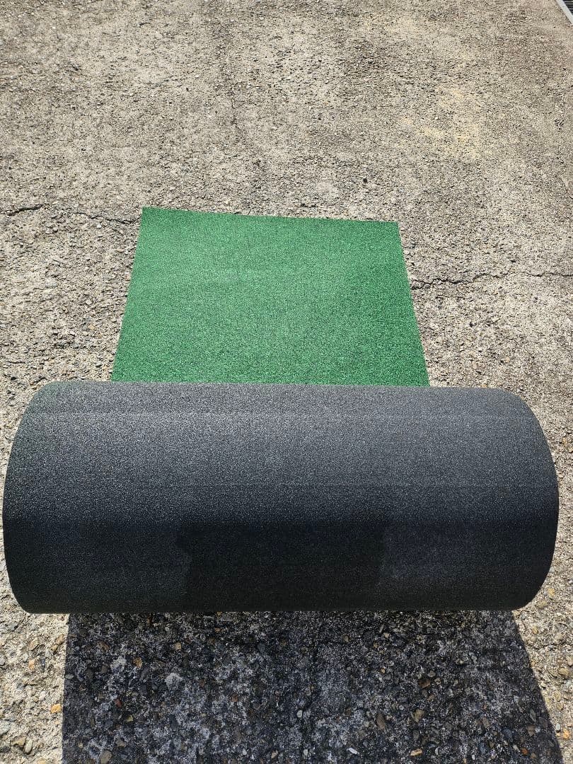 【新品】本格ポリエステル不織布 防草シート(明るめグリーン)厚手　巾1m×16m