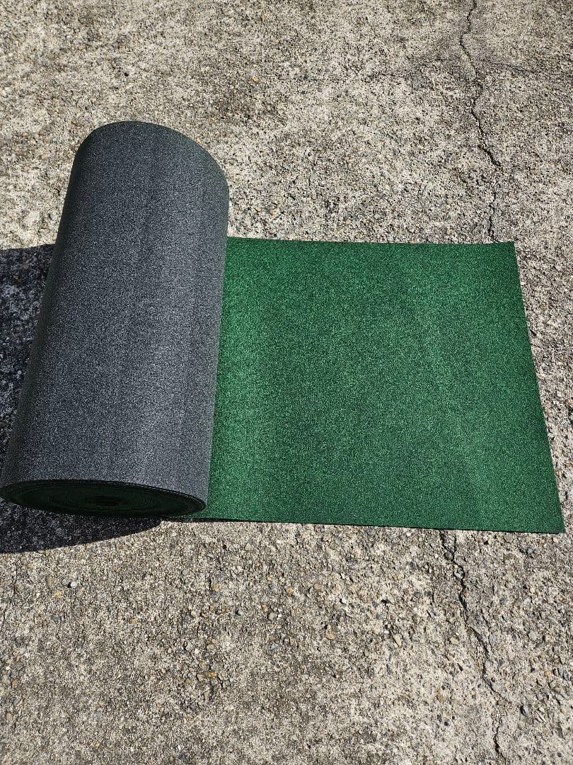 【新品】本格ポリエステル不織布 防草シート(明るめグリーン)厚手　巾1m×16m