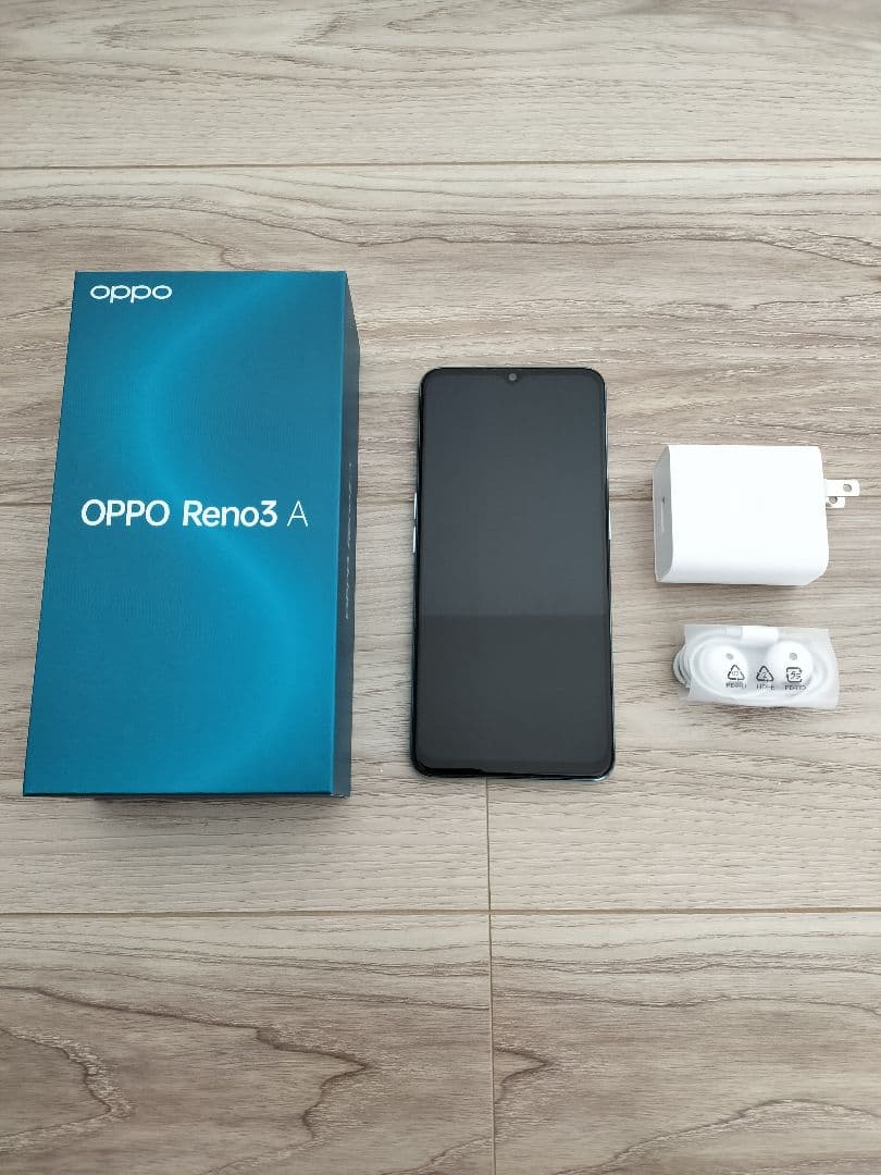 OPPO Reno3 A 本体 純正充電器・イヤフォン付き