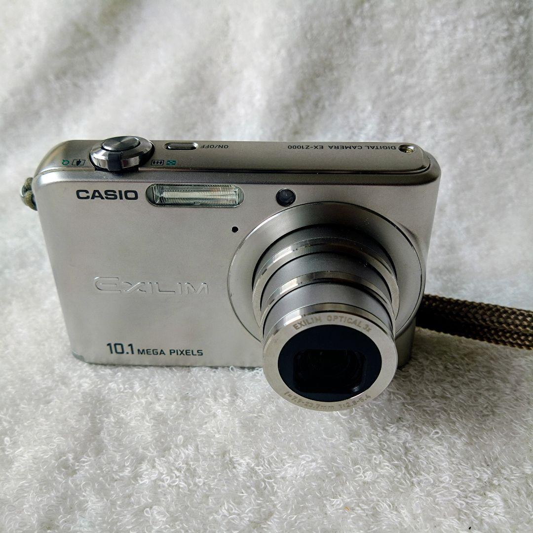 【極美品】CASIO EXILIM EX-Z1000 デジカメ シルバー 動作品