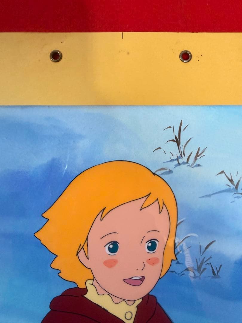 世界名作劇場風 セル画 女の子 雪シーン 当時物 日本アニメーション