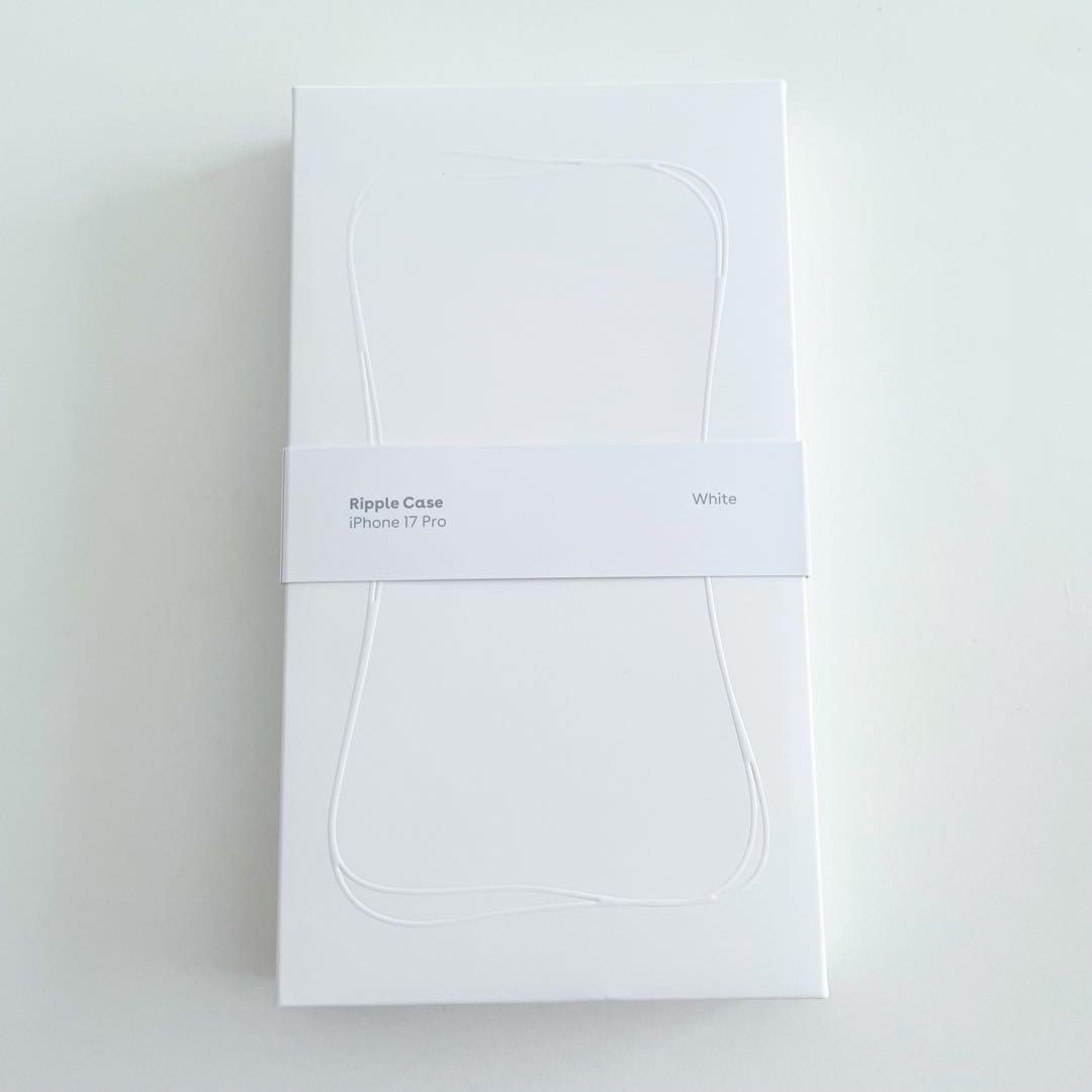 ホワイト CASETiFY ウェーブシリコンケース iPhone17Pro