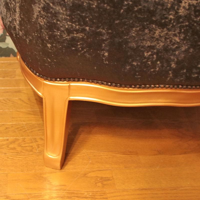 クイーンチェア ソファ ブラック 一人掛け インテリア 682-178