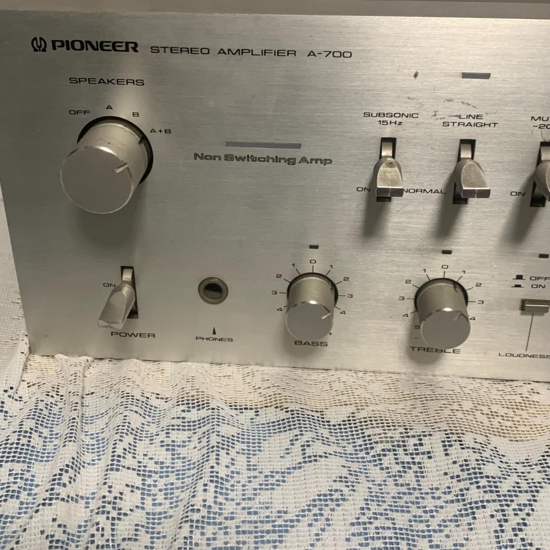■PIONEER パイオニア A-700 アンプ 中古■通電確認・現状渡し