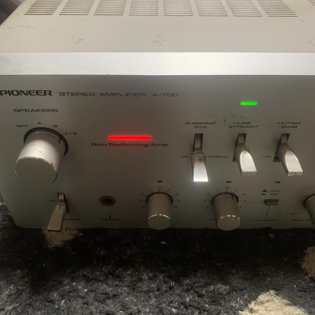 ■PIONEER パイオニア A-700 アンプ 中古■通電確認・現状渡し