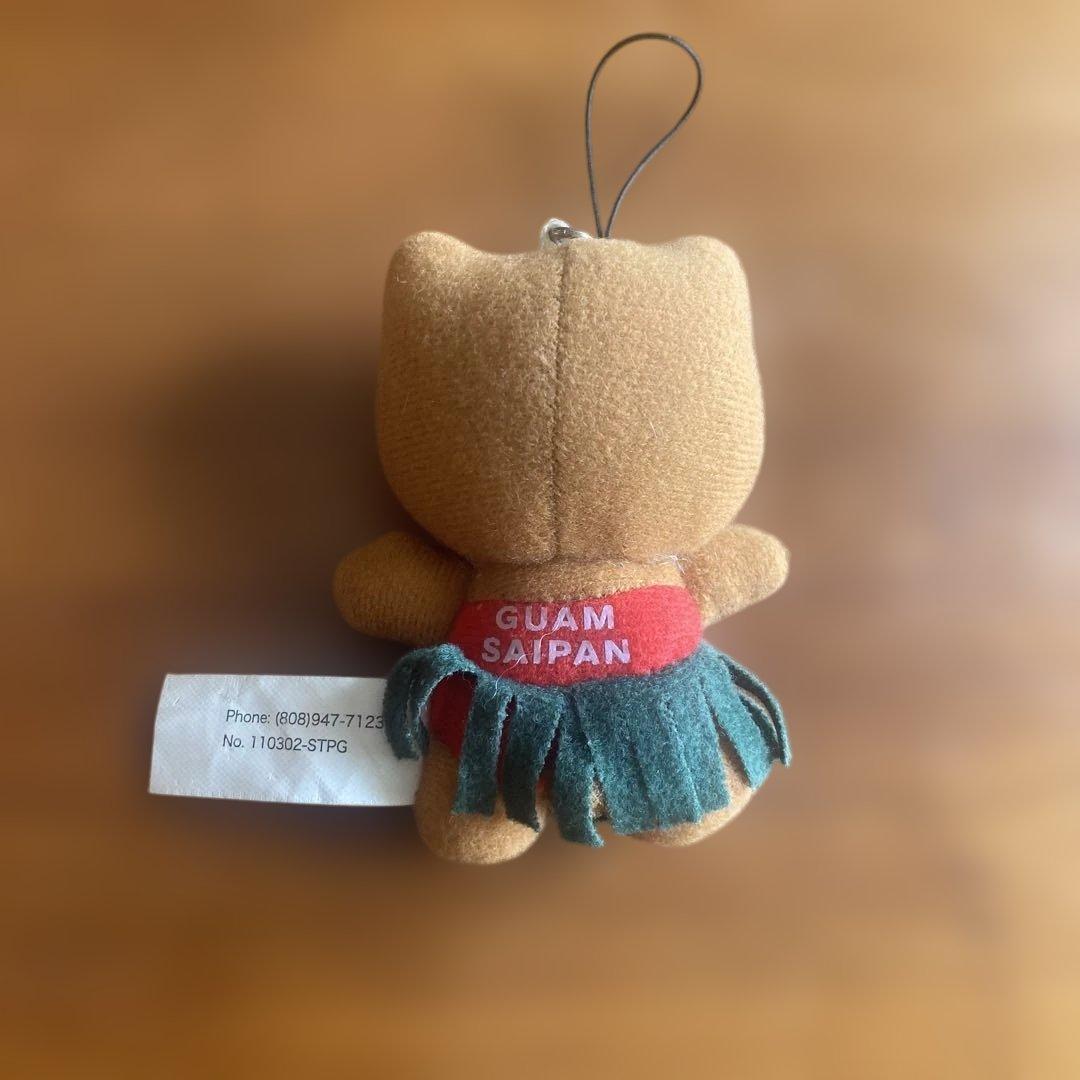 日焼けキティ　ストラップ　レトロ