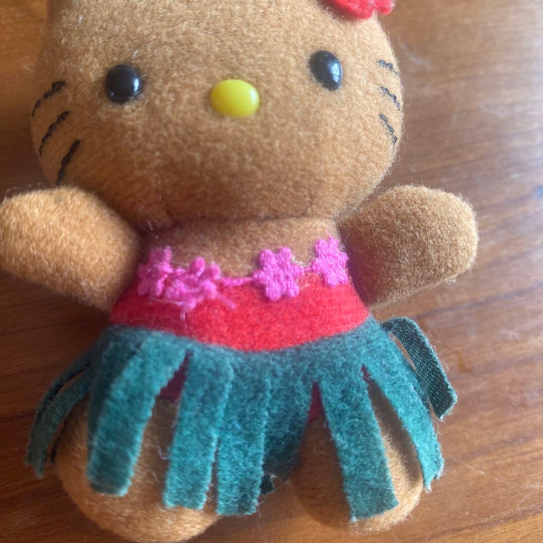 日焼けキティ　ストラップ　レトロ