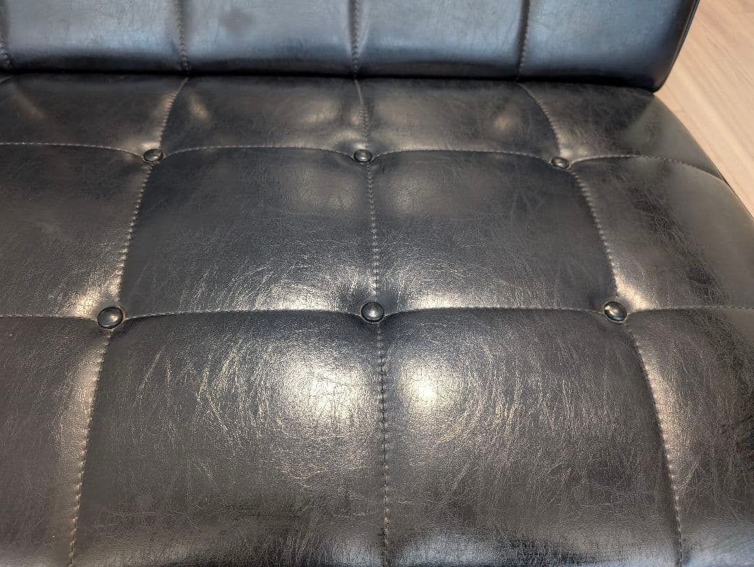 【カリモク60】Kチェア2シーター幅133cmW36143 スタンダードブラック