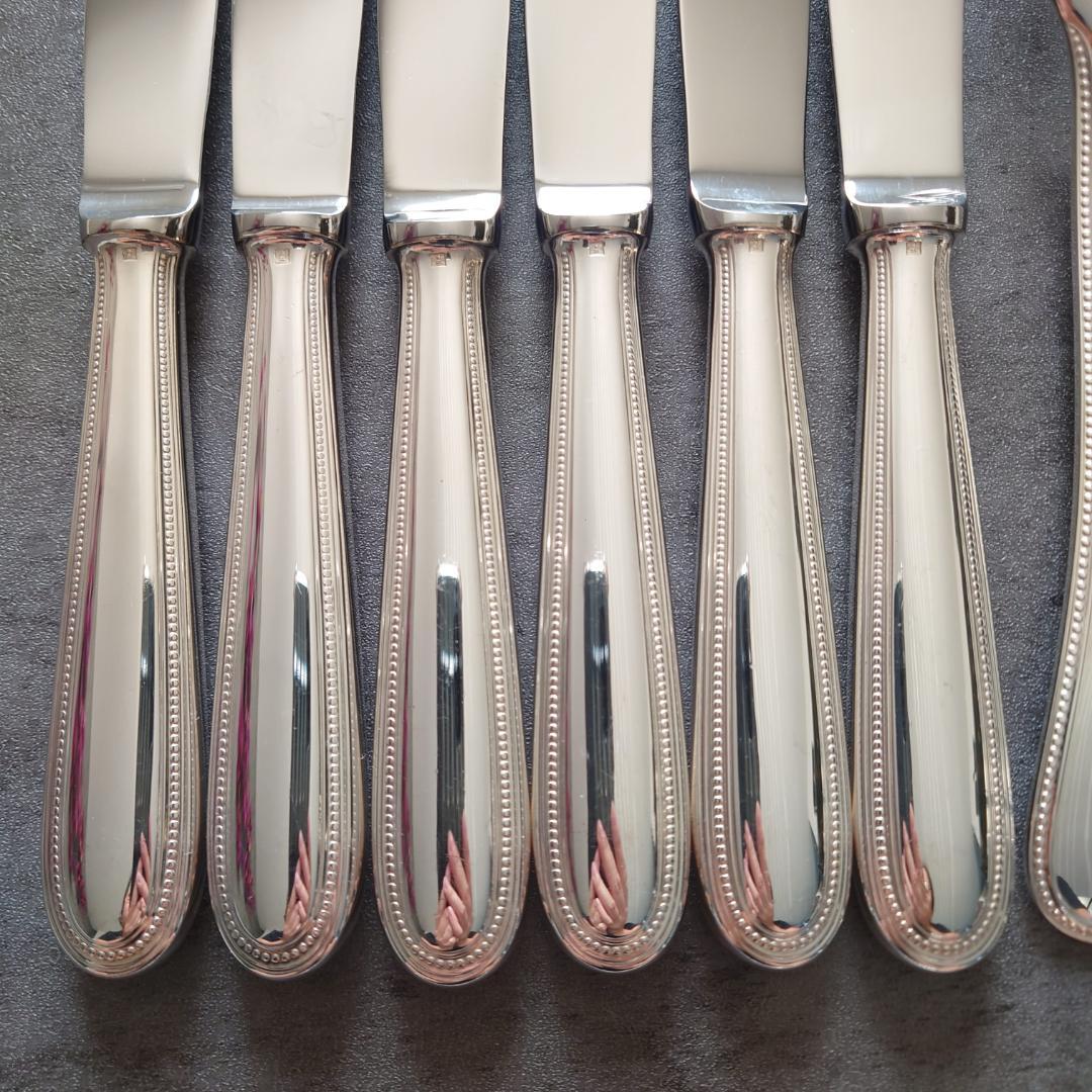 美品 クリストフル パール テーブルナイフ テーブルフォーク 12点