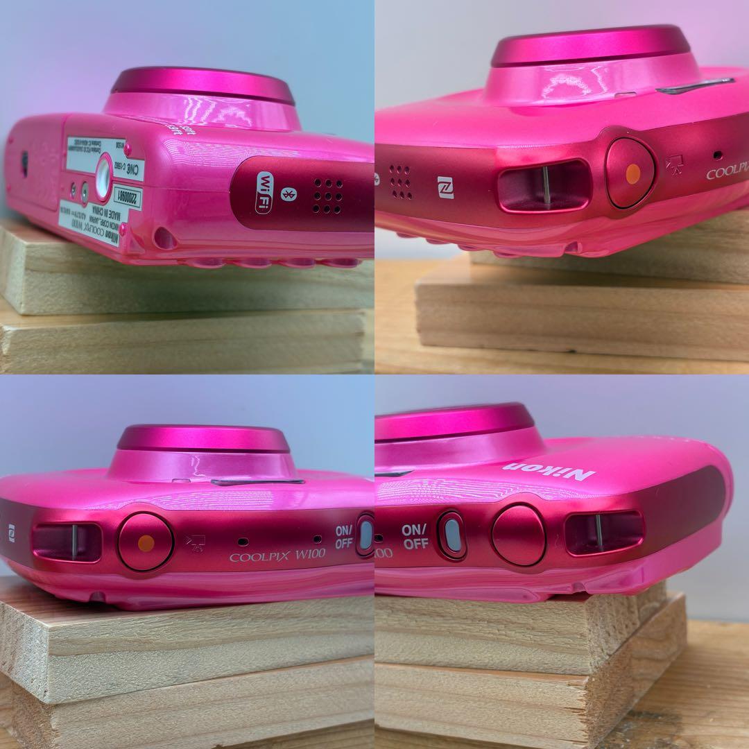 Nikon COOLPIX W100 デジカメ ピンク コンデジ