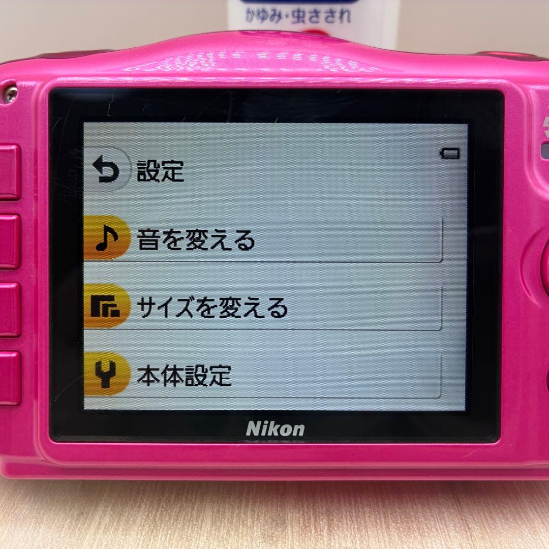 Nikon COOLPIX W100 デジカメ ピンク コンデジ