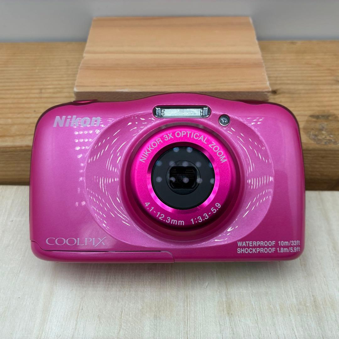 Nikon COOLPIX W100 デジカメ ピンク コンデジ