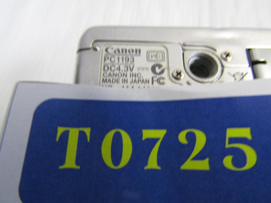 T0725 CANON キャノン IXY DIGITAL 70 PC1193