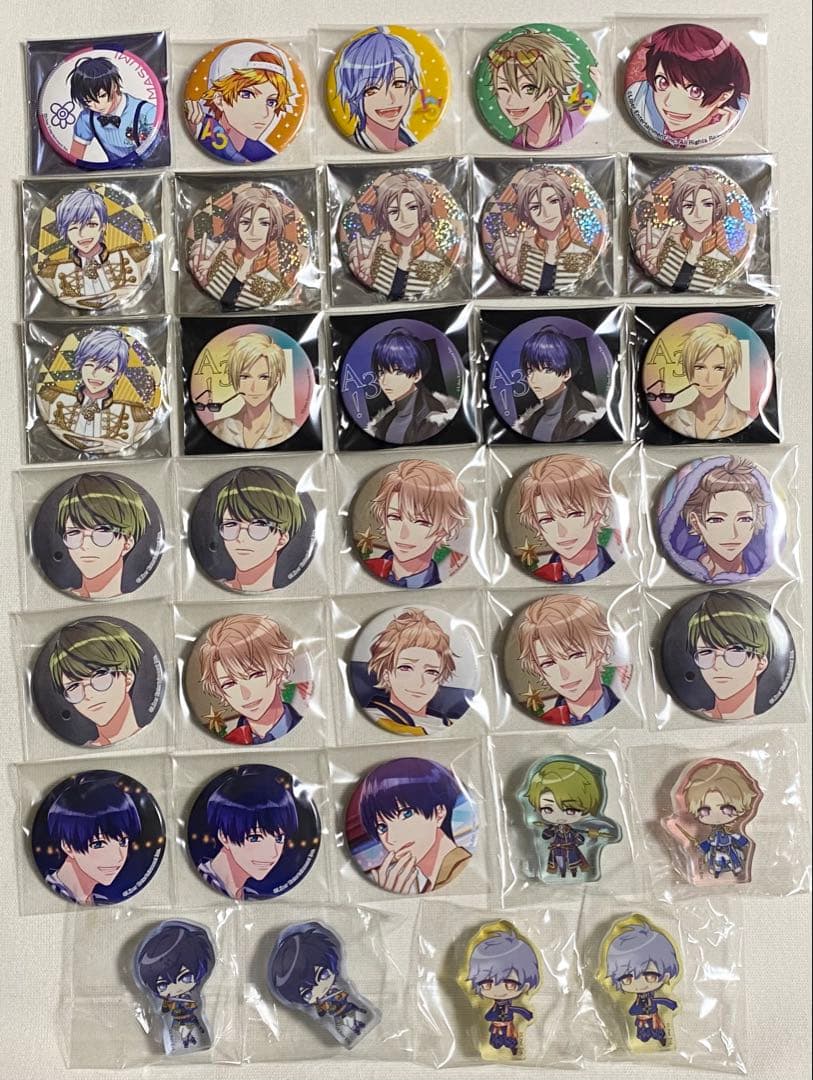 鬼滅の刃 全集中展 幕間画缶バッジ 煉獄 杏寿郎 炭治郎 4種+他グッズセット