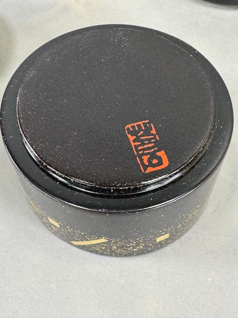 草月流　蒼風好　草月五重筒　輪島塗　漆花器　花瓶　華道具　蒼風在銘あり