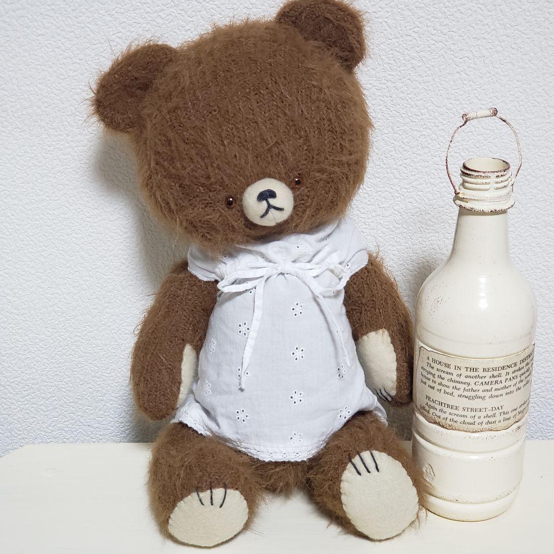 No.541 テディベア　ブラウン×ワンピース