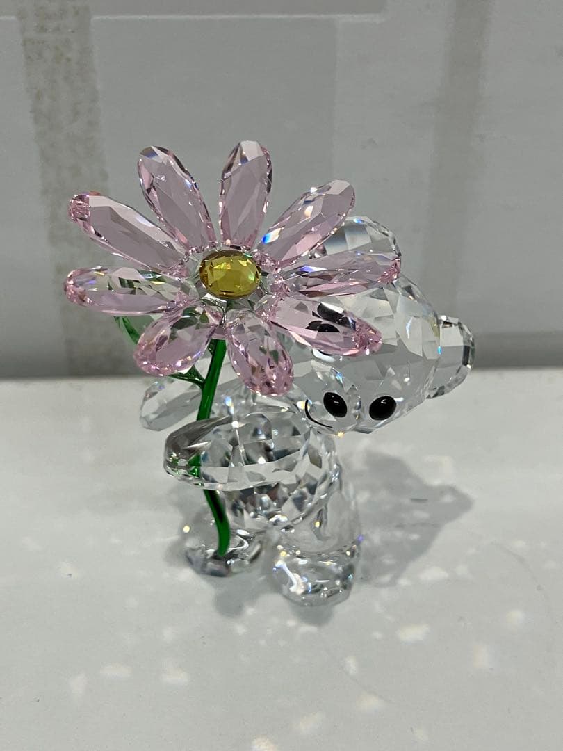 美品♪ スワロフスキー　クリスベア　 A Daisy for You 熊　花