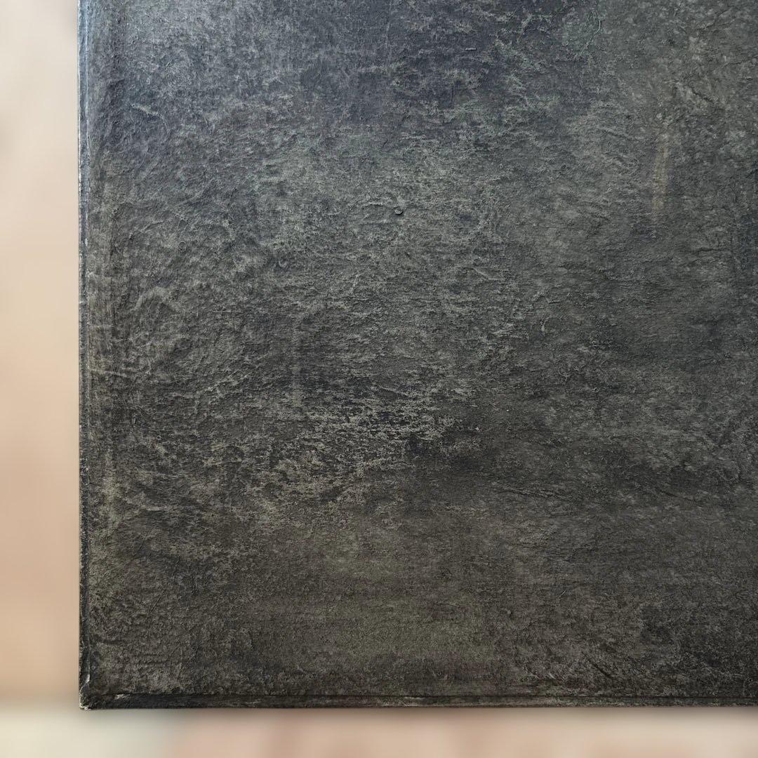 ハタノワタル 敷板 ランチョンマット 和紙 アルミ／グレー 灰色 作家もの②