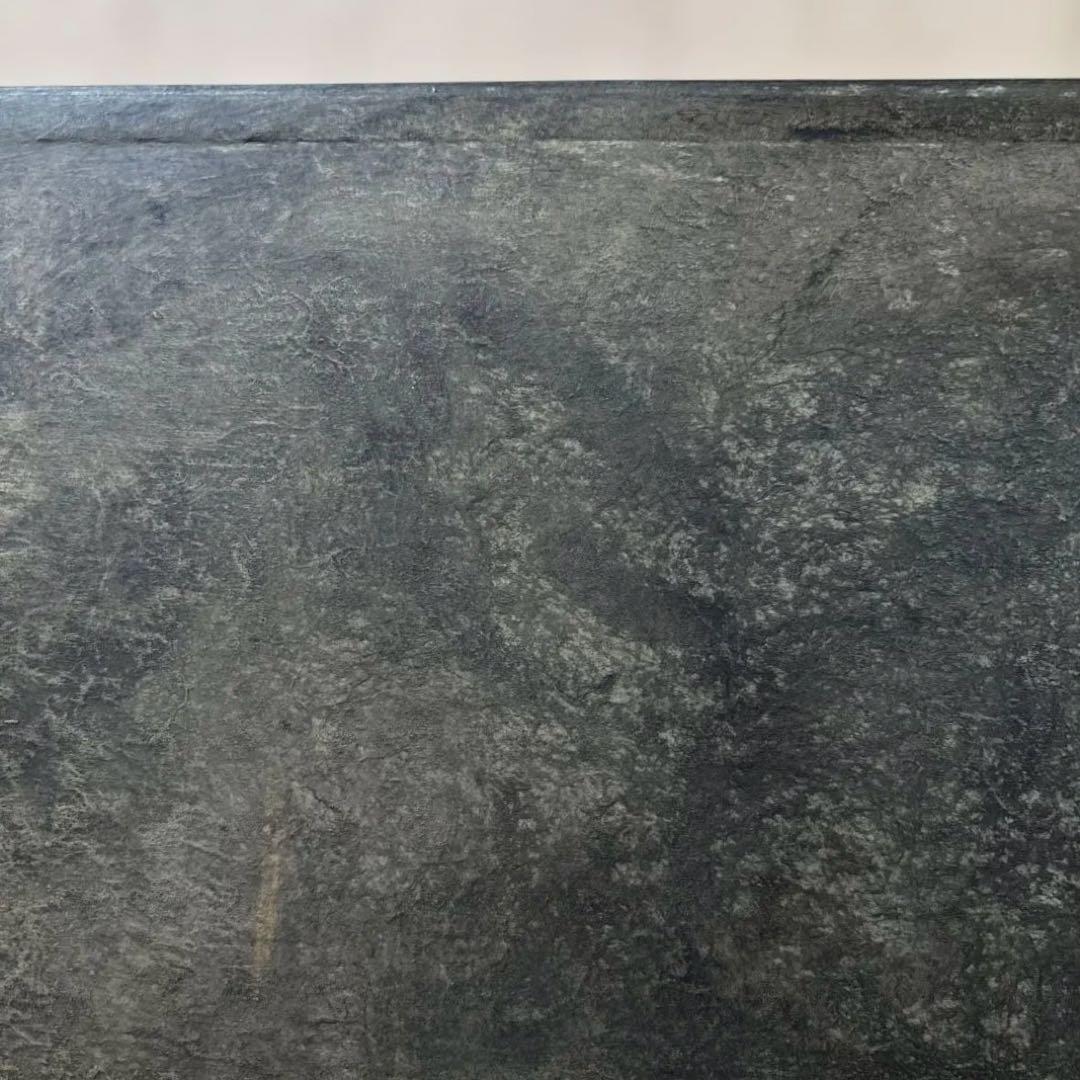 ハタノワタル 敷板 ランチョンマット 和紙 アルミ／グレー 灰色 作家もの②