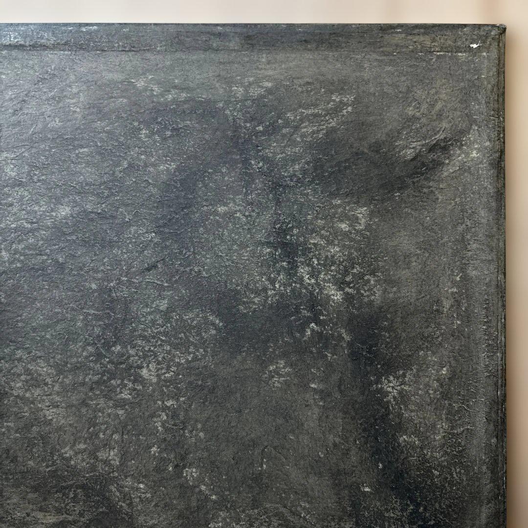 ハタノワタル 敷板 ランチョンマット 和紙 アルミ／グレー 灰色 作家もの②