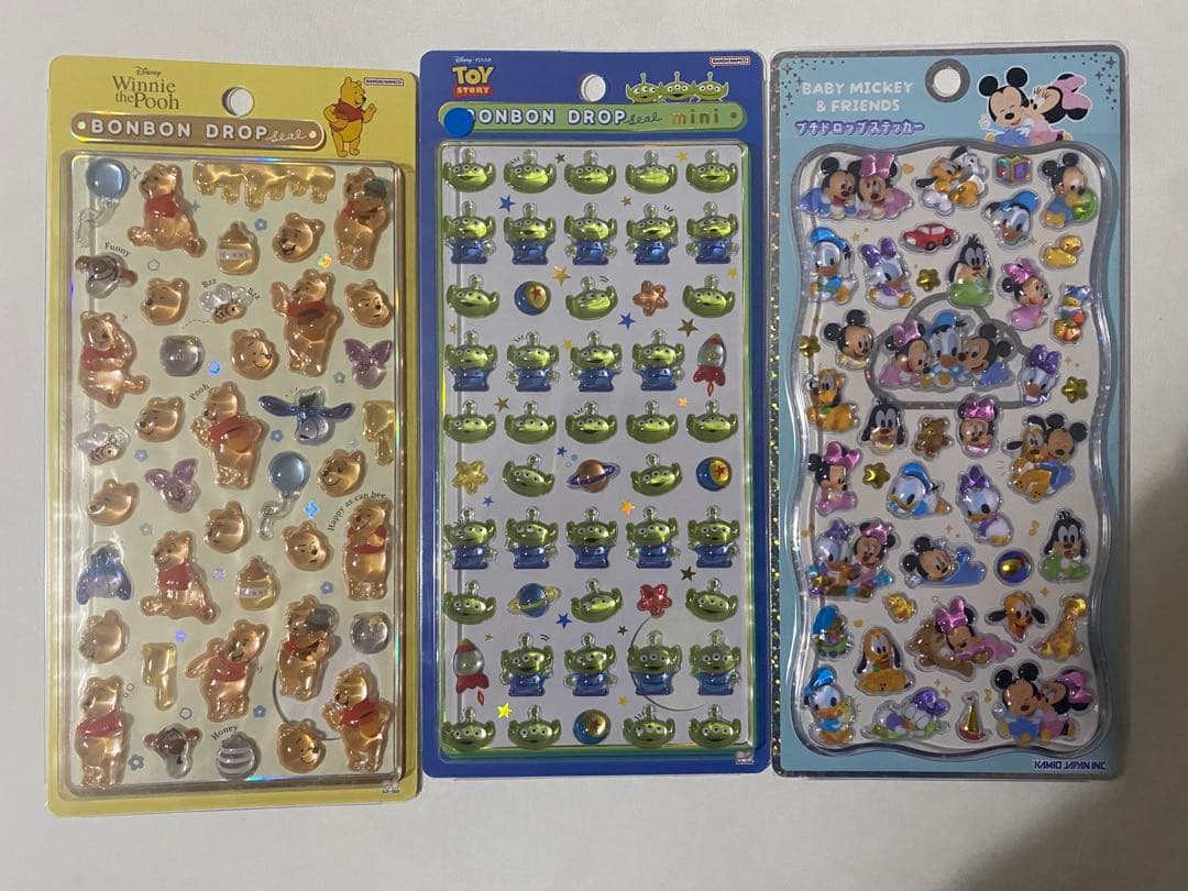 正規品　ボンボンドロップシール　まとめ売り　３４枚　たまごっち　ディズニー