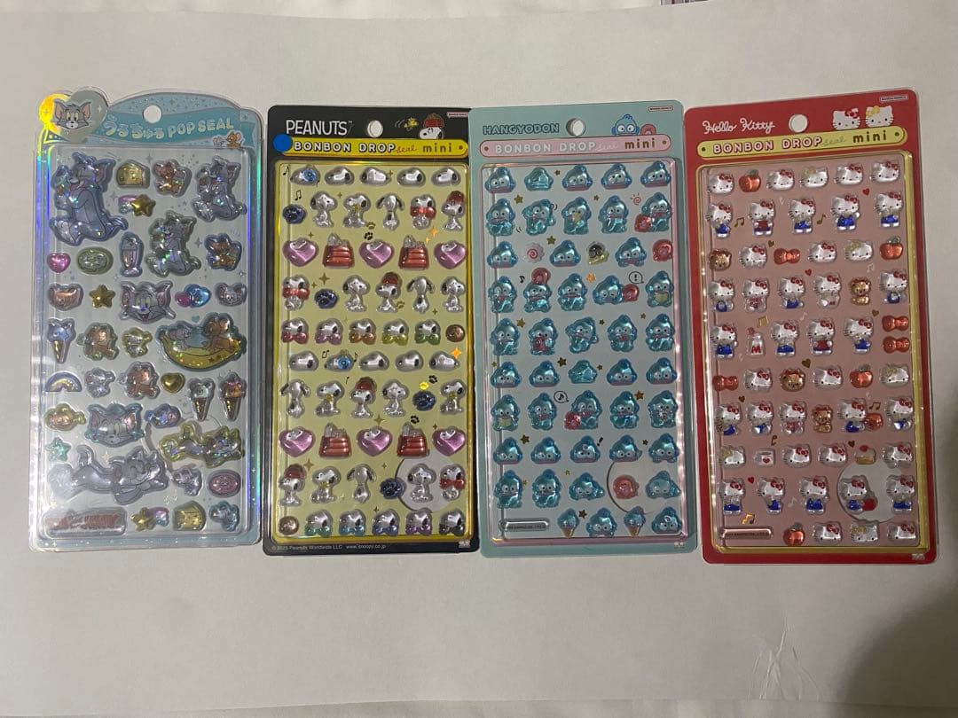 正規品　ボンボンドロップシール　まとめ売り　３４枚　たまごっち　ディズニー
