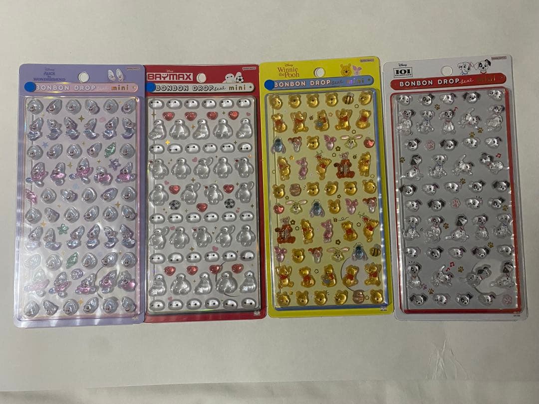 正規品　ボンボンドロップシール　まとめ売り　３４枚　たまごっち　ディズニー