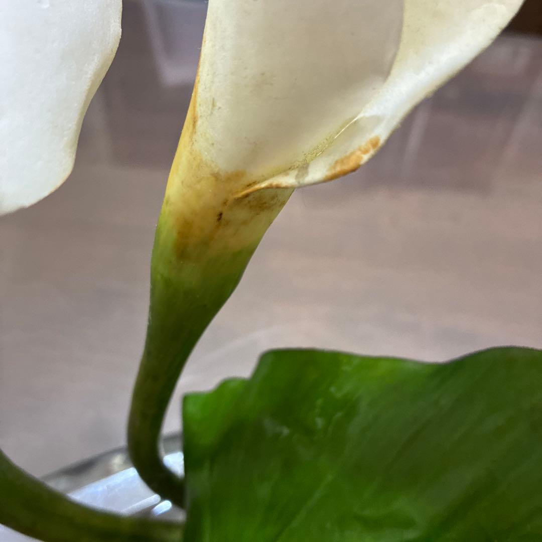 エミリオ・ロバ　花瓶付きカラー　エミリオロバ　アートフラワー