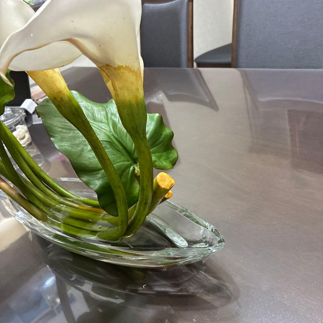 エミリオ・ロバ　花瓶付きカラー　エミリオロバ　アートフラワー