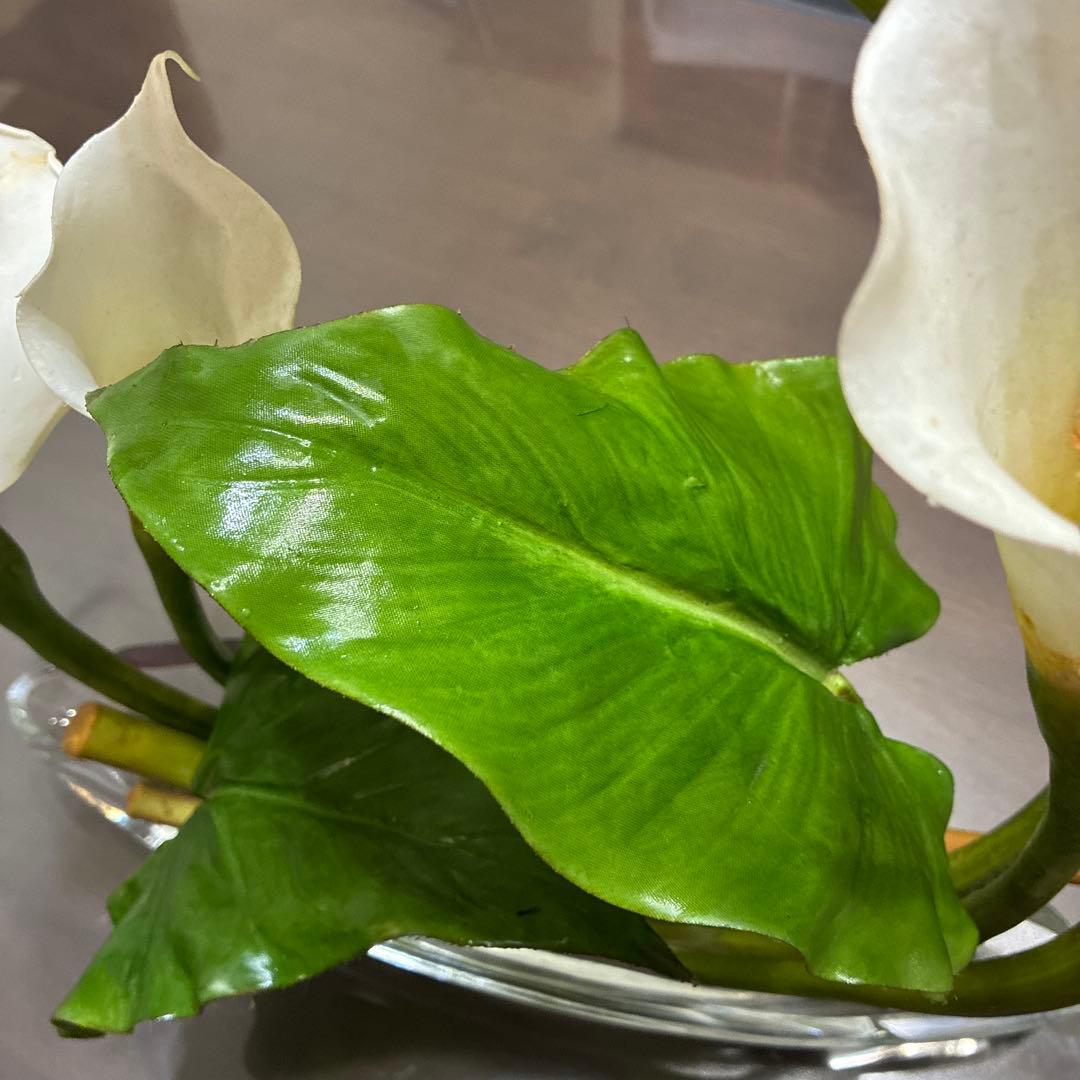 エミリオ・ロバ　花瓶付きカラー　エミリオロバ　アートフラワー