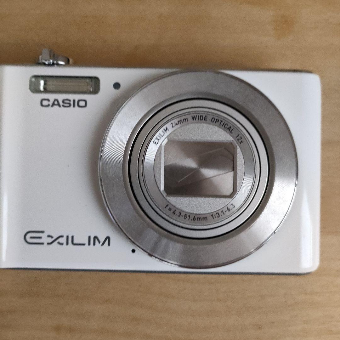 CASIO EXILIM ホワイト 16メガピクセル 12倍ズーム
