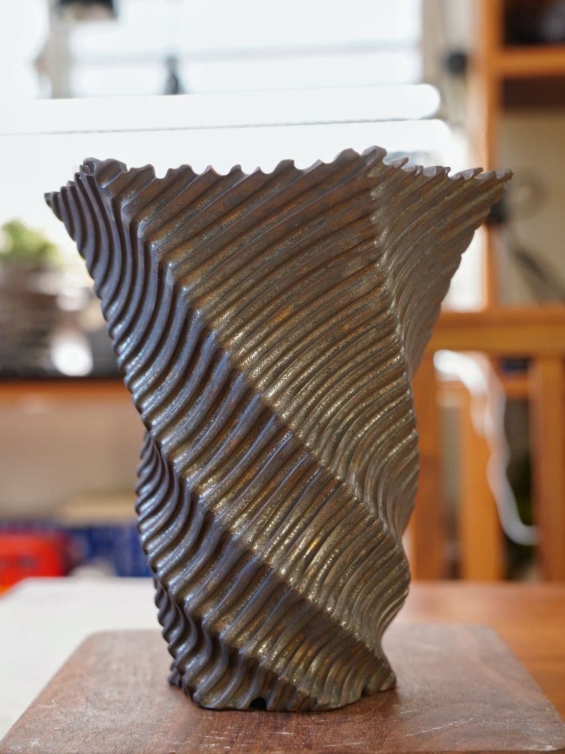 植木鉢 ハンドメイド 陶器鉢 塊根植物 アガべ XLサイズ A-673-1