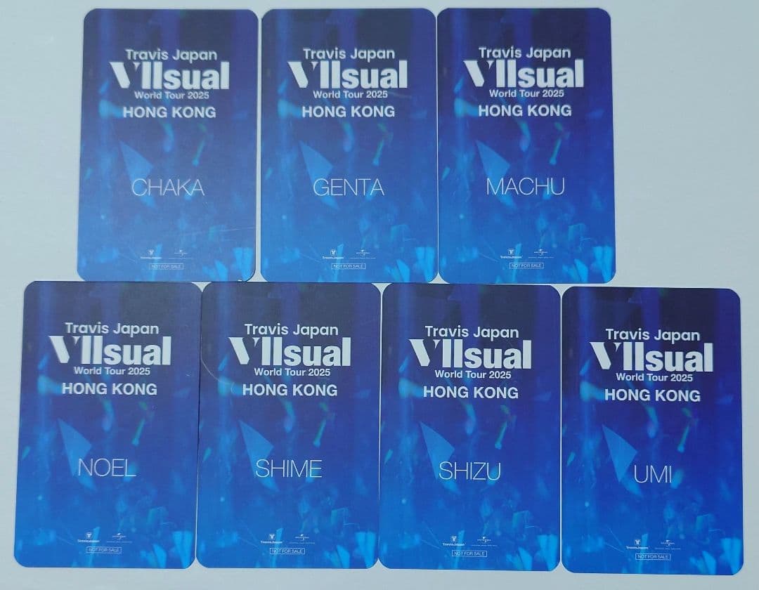 トレカ Travis Japan ワールドツアー 2025 香港 7人セット