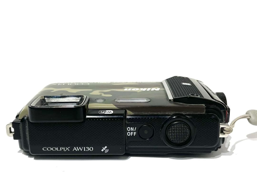 ニコン COOLPIX AW130 防水 カムフラージュグリーン デジカメ