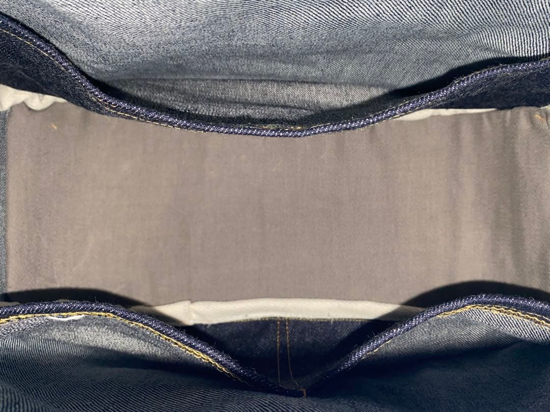 ハンドメイド☆岡山デニム☆☆ヨークシャテリア☆4wayボストンバッグ