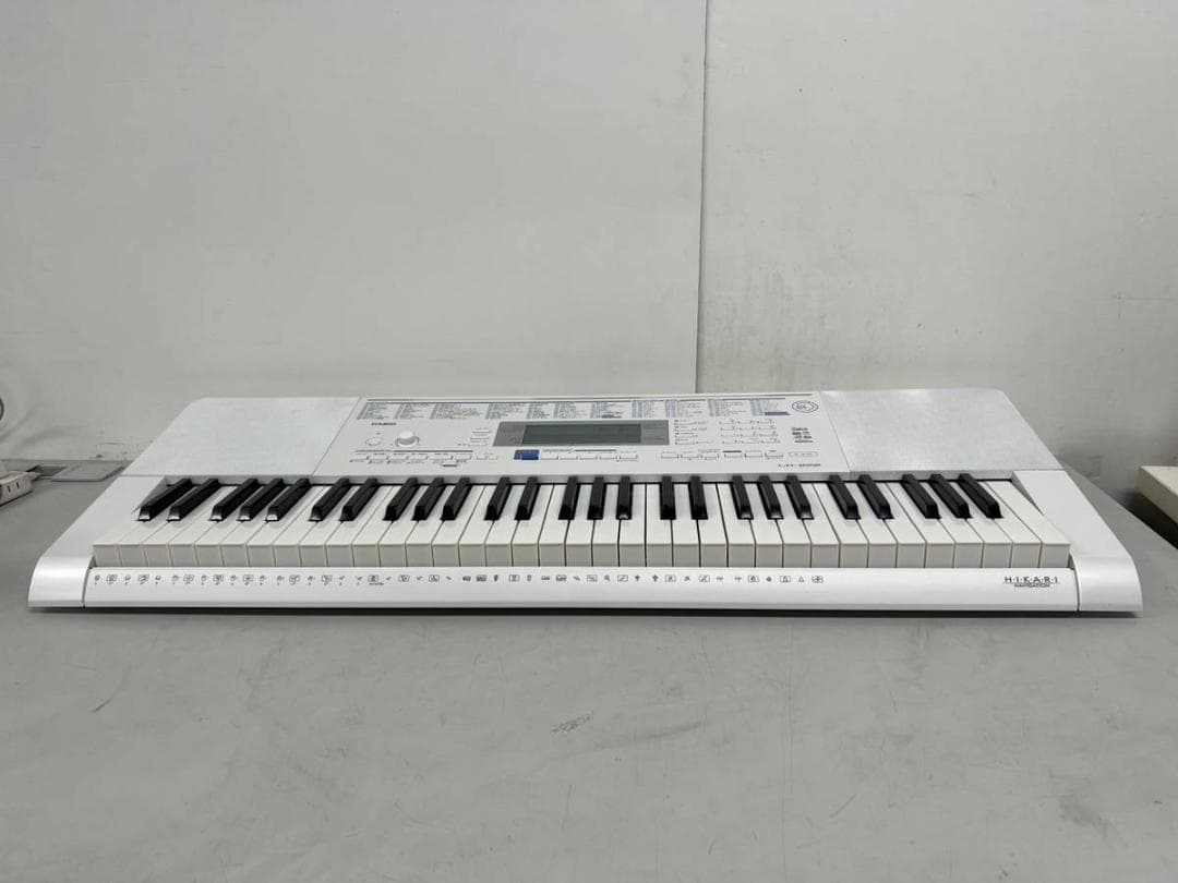 【完動品】CASIO カシオ キーボード LK-222 ホワイト
