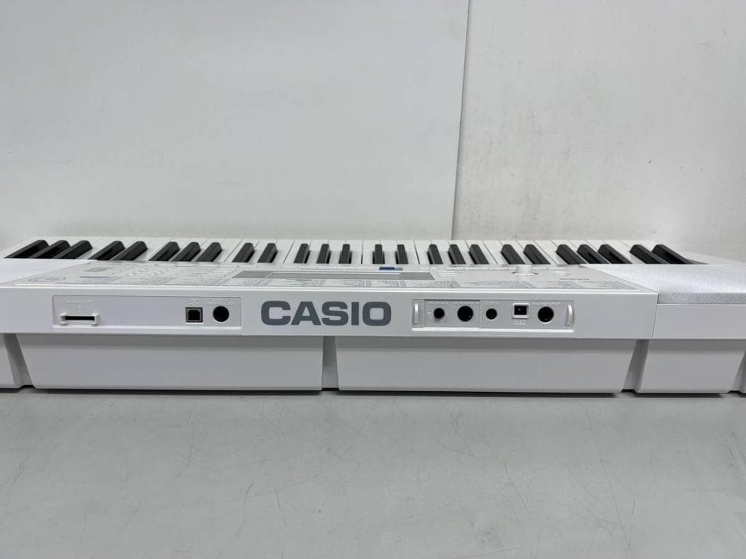 【完動品】CASIO カシオ キーボード LK-222 ホワイト