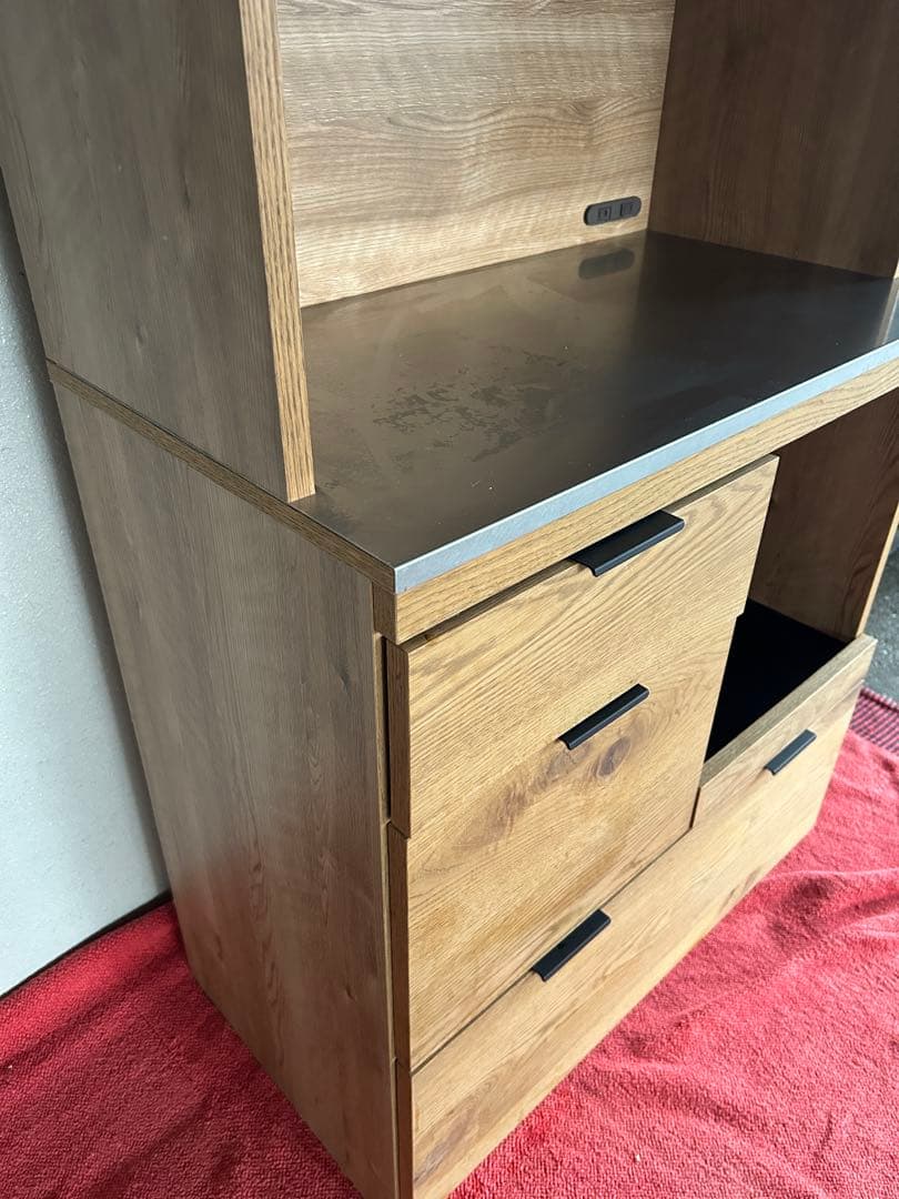 ◾️美品◾️unicoウニコ◾️ADDAYアディ◾️レンジボード食器棚キッチン◾️北欧