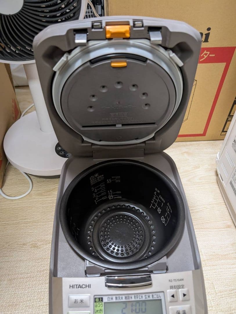 美品 HITACHI IH炊飯器 RZ-TS104M 5.5号炊き