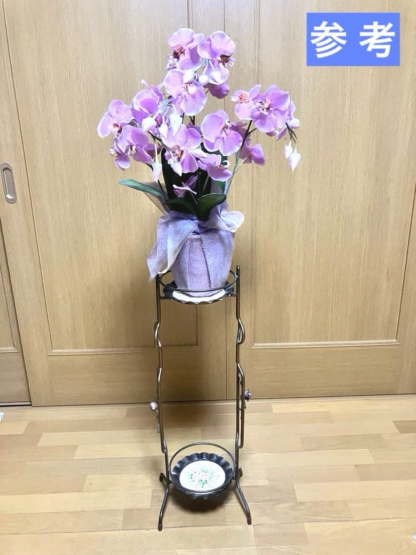 【訳あり】アイアン フラワースタンド 花台 フラワーベース ☆2基セット