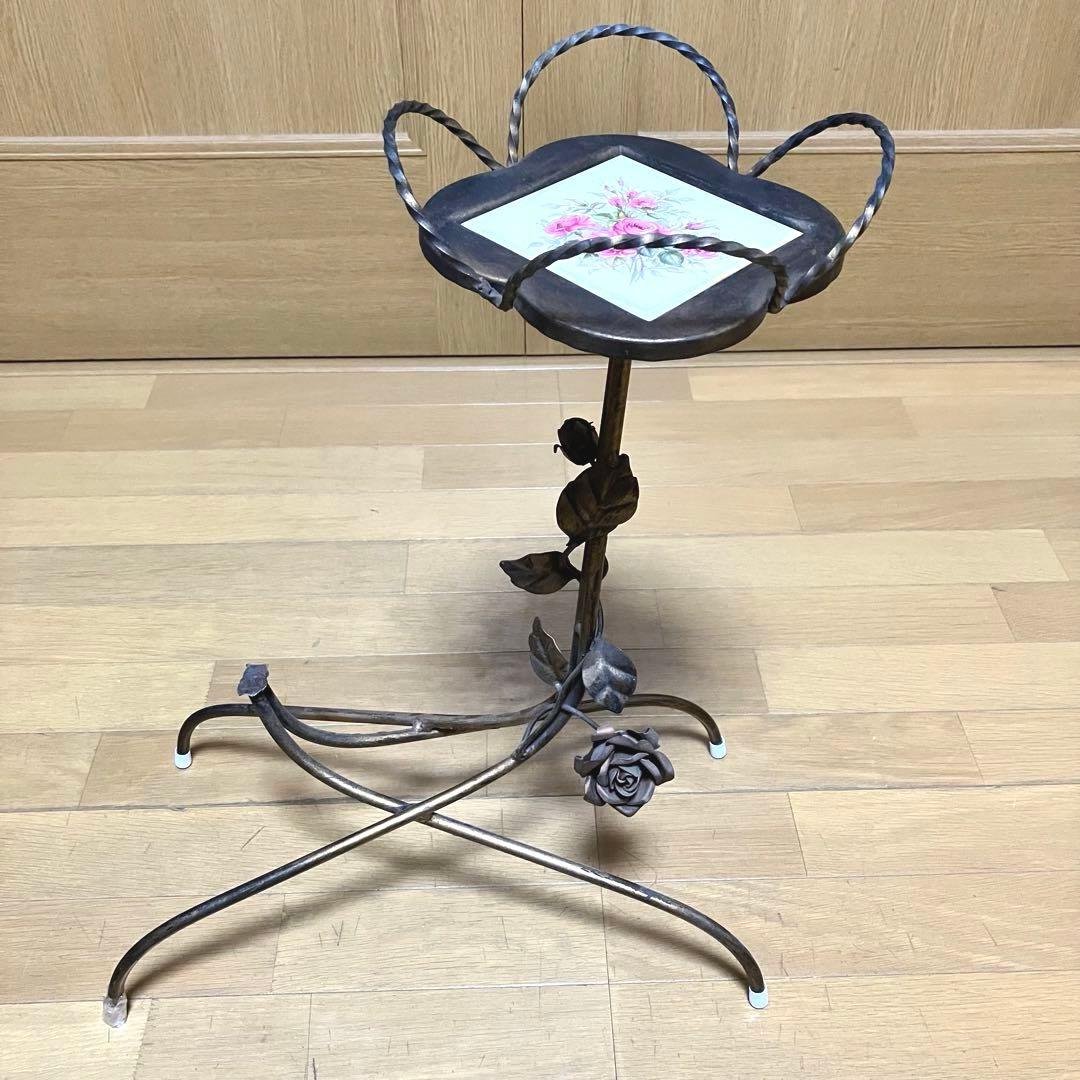 【訳あり】アイアン フラワースタンド 花台 フラワーベース ☆2基セット