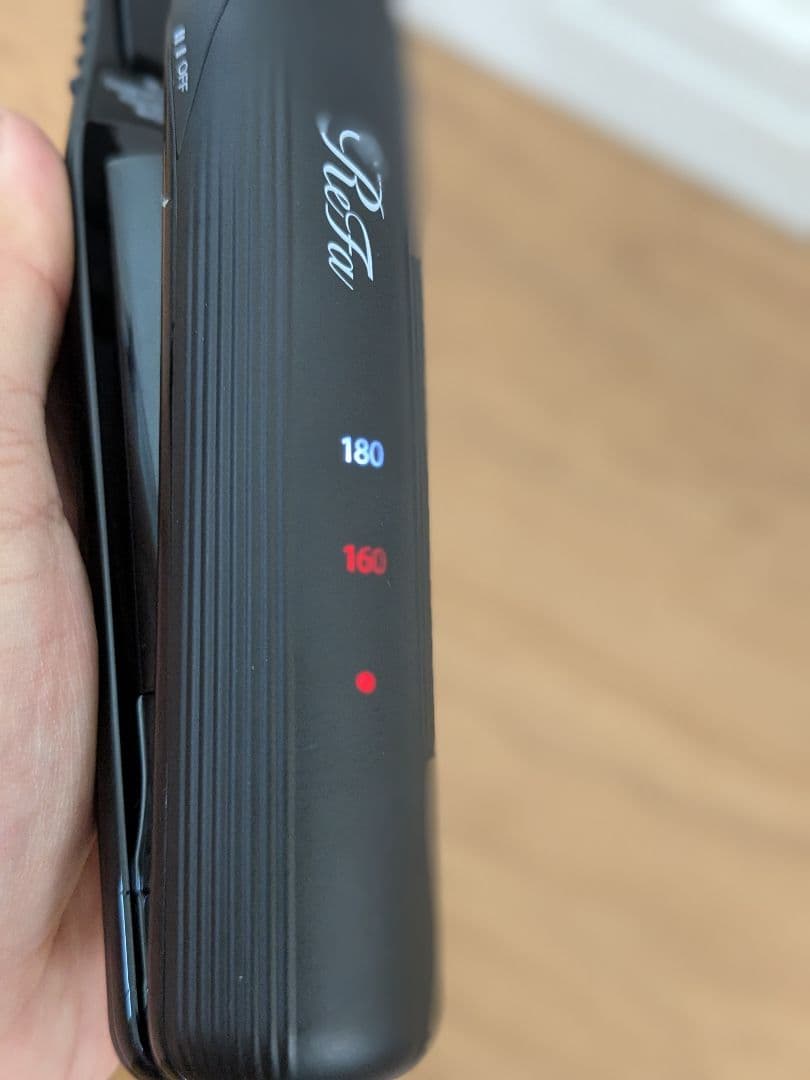 ReFa フィンガーアイロン リファ ブラック RE-AI03A