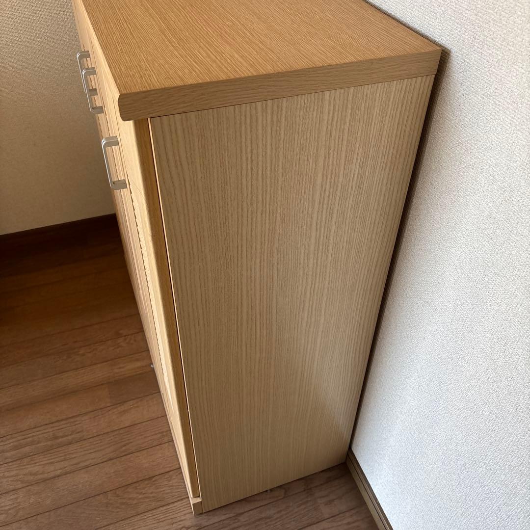 木製シューズボックス　シューズラック靴箱靴棚下駄