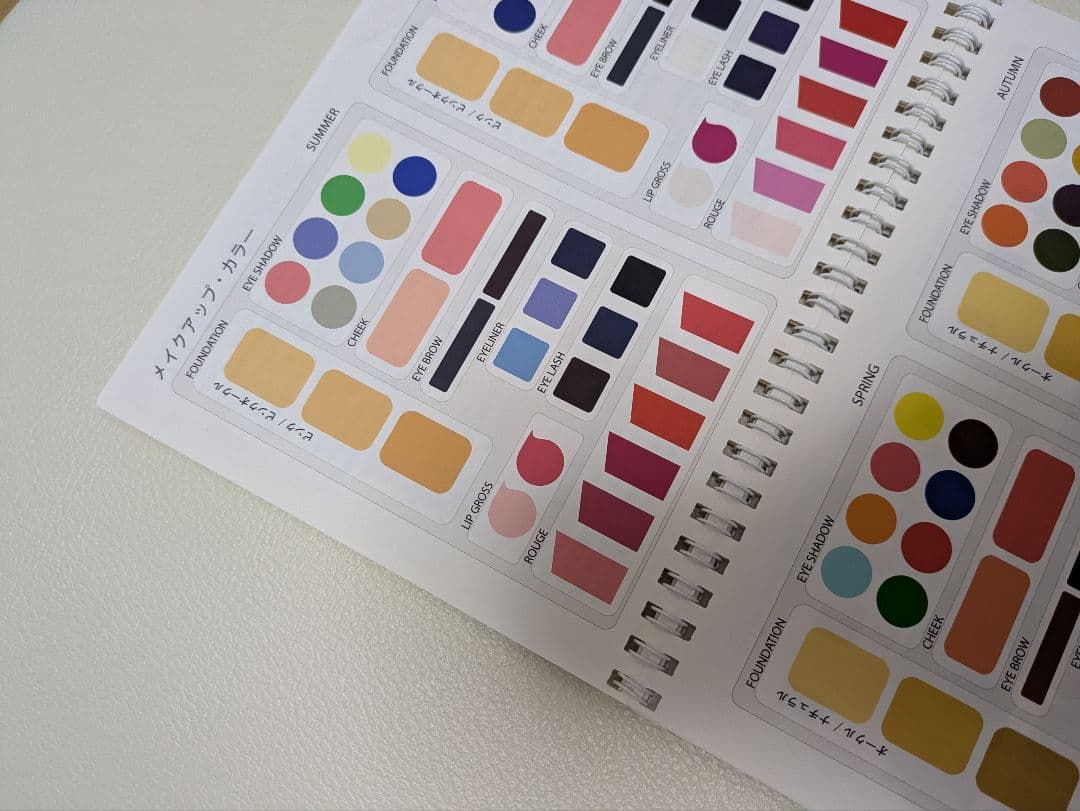 【プロ仕様】パーソナルカラー診断ドレープ120色(縁取り有り)＋金銀＋おまけ