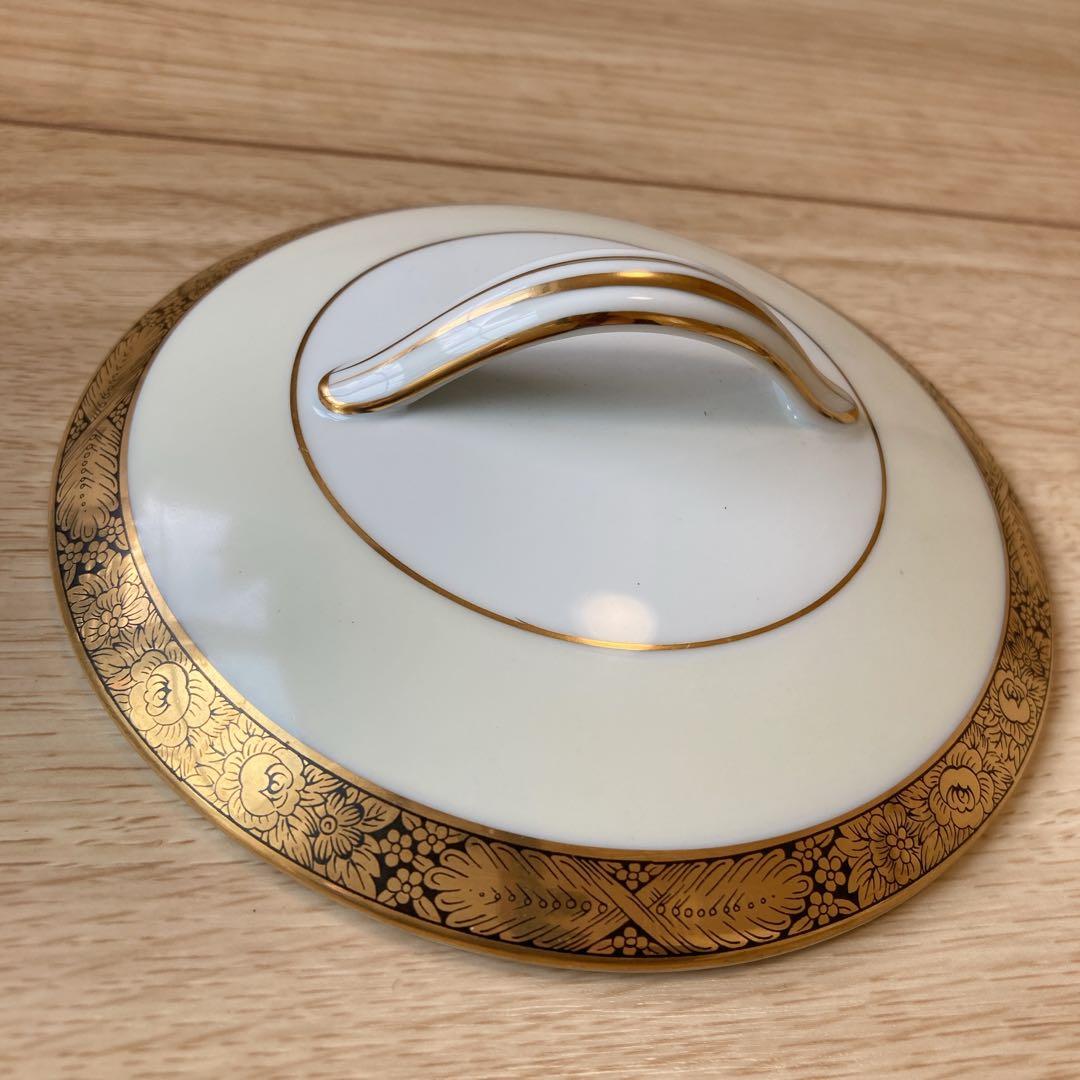 【美品】ノリタケ 蓋付き　スープ皿　お椀　GOLDKIN 廃盤品　5675