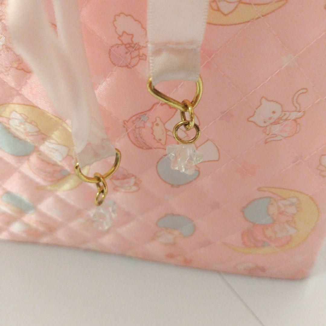 【レア商品】キキララ　月柄キルト折り畳みマルチボックス