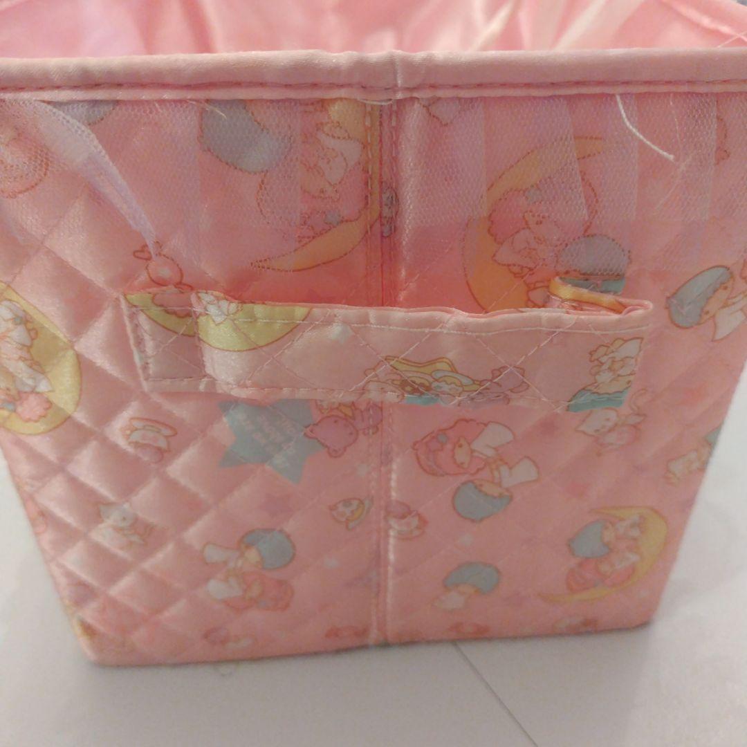 【レア商品】キキララ　月柄キルト折り畳みマルチボックス