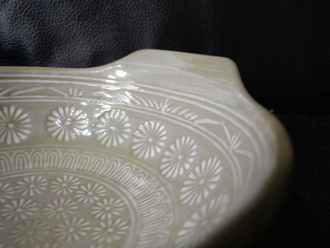 ♥萬古焼・ とんすい♦名窯元【 銀峯花三島 】●新品5皿■8皿まで購入可能