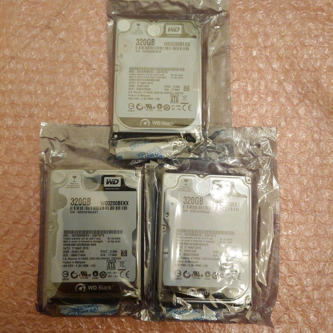 WD Black SATA 320GB x 4個 内蔵型ハードディスクドライブ