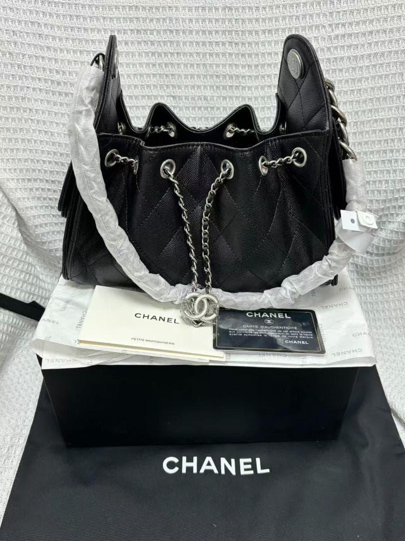 VIP限定 【非売品】 ブラック キルティング ハンドバッグ~~~